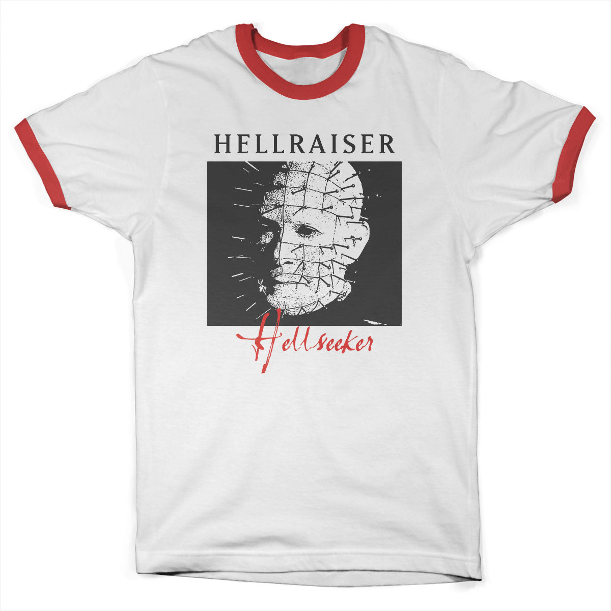 Hellraiser - White Hellseeker Ringer Mens T-Shirt