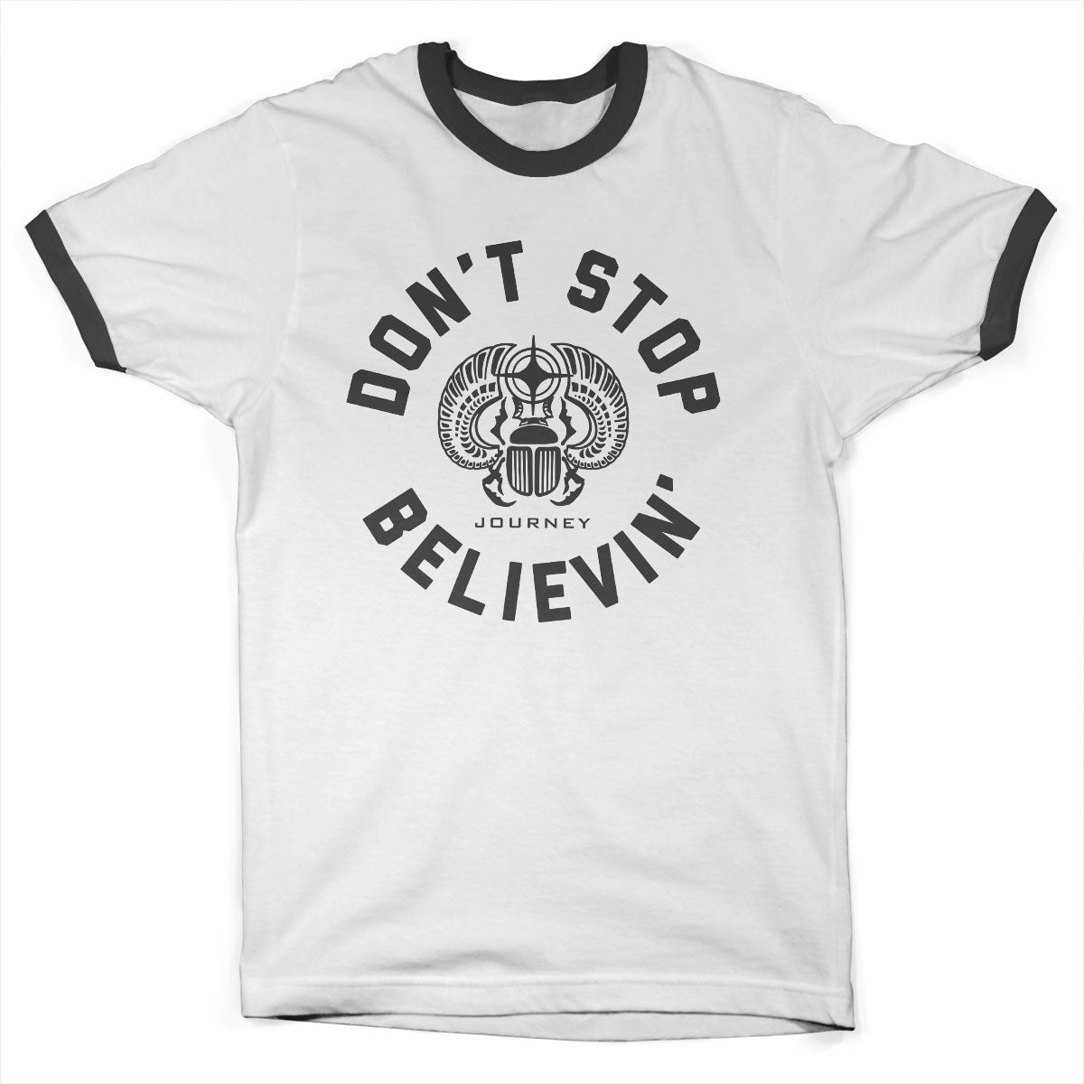 Journey - Don't Stop Believin' Circle Ringer Mens T-Shirt