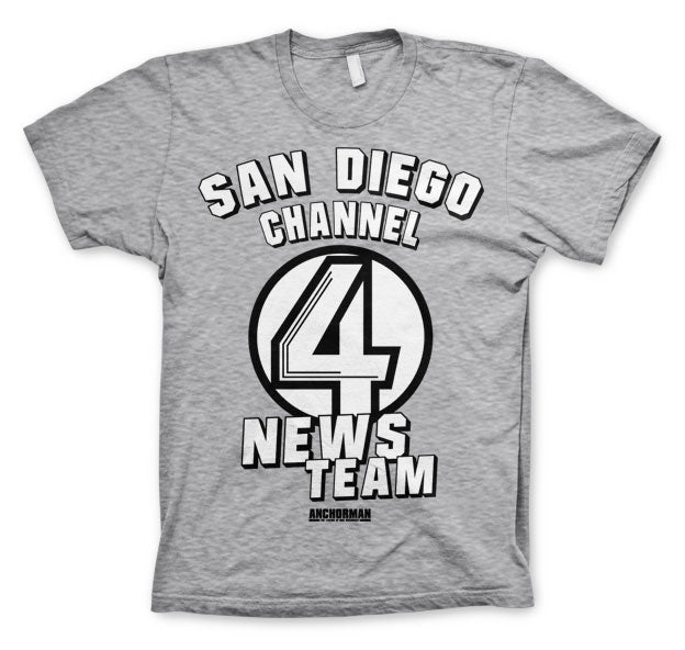 Anchorman - San Diego Channel 4 Mens T-Shirt
