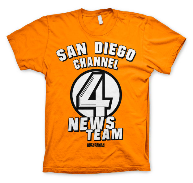 Anchorman - San Diego Channel 4 Mens T-Shirt