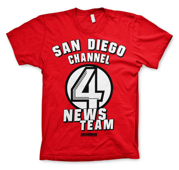 Anchorman - San Diego Channel 4 Mens T-Shirt