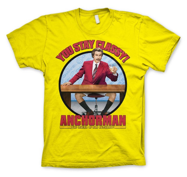 Anchorman - You Stay Classy Mens T-Shirt
