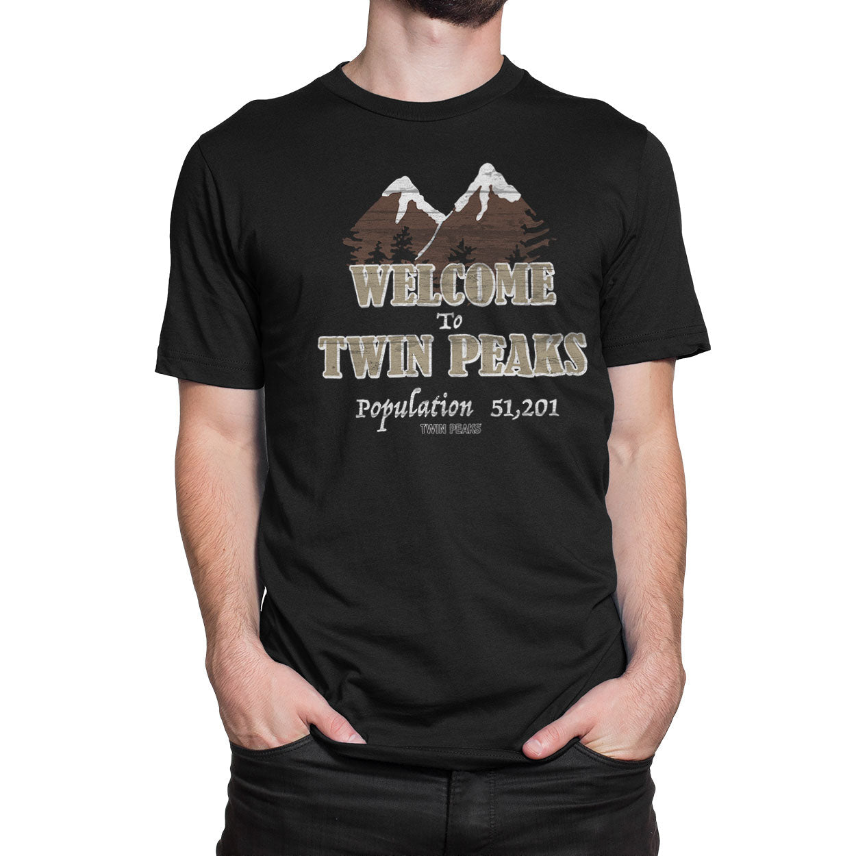 Twin Peaks - Welcome To Twin Peaks Mens T-Shirt