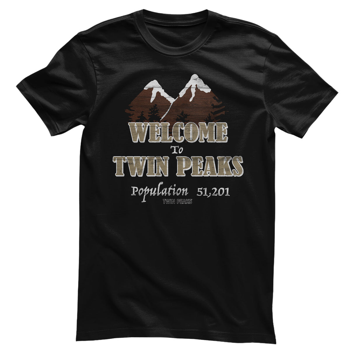 Twin Peaks - Welcome To Twin Peaks Mens T-Shirt