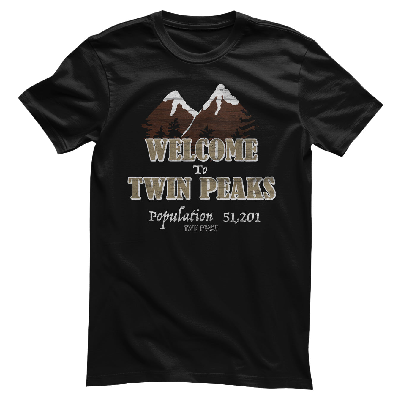 Twin Peaks - Welcome To Twin Peaks Mens T-Shirt