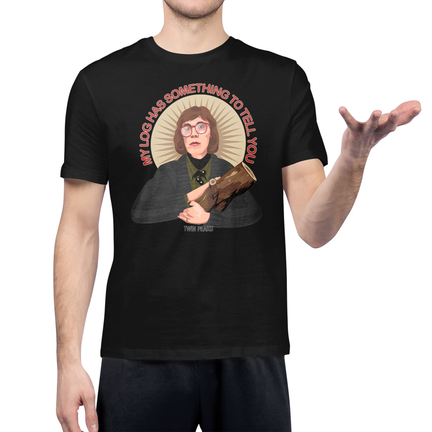 Twin Peaks - My Log Has Something To Tell You Mens T-Shirt