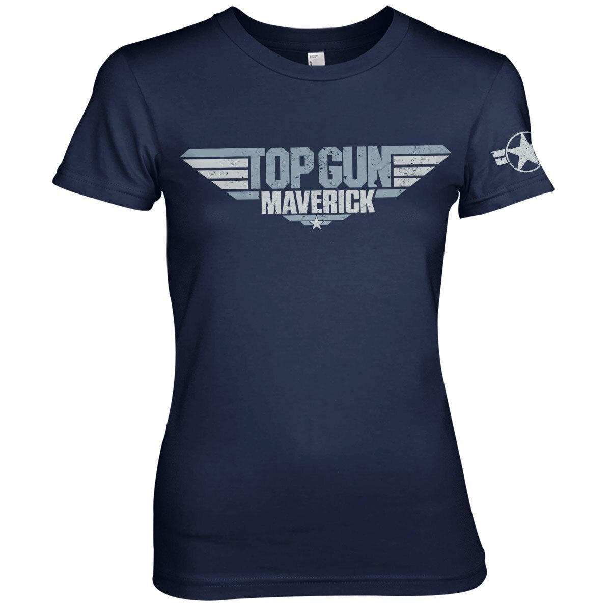 Top Gun: Maverick - Top Gun Maverick Distressed Logo Women T-Shirt