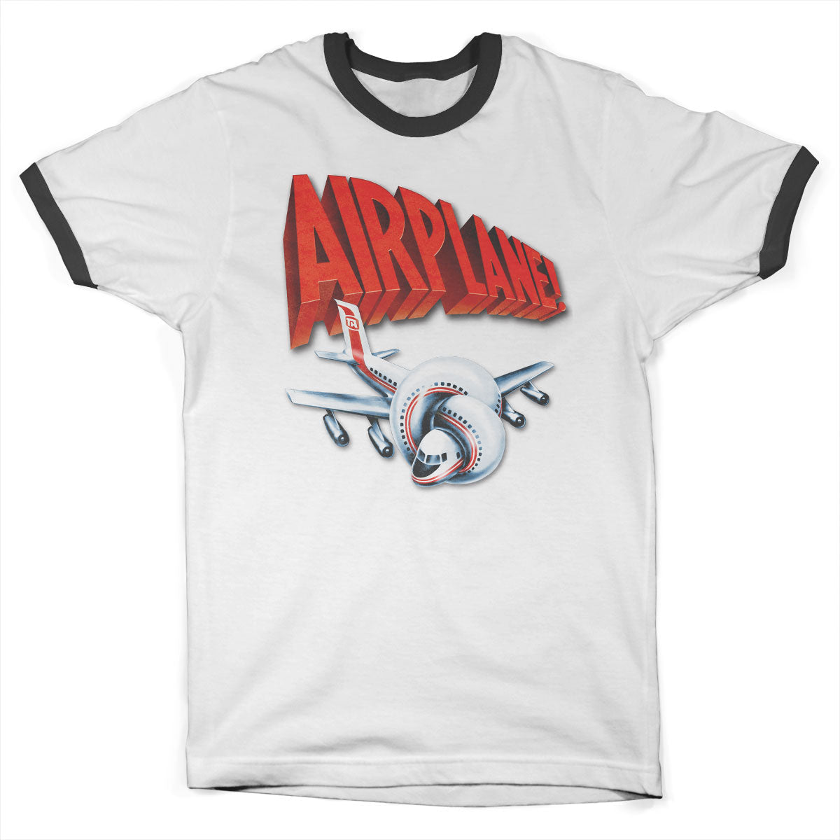 Airplane! - Logo Ringer Mens T-Shirt