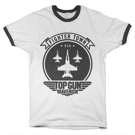 Top Gun: Maverick - Top Gun Maverick Fighter Town Ringer Mens T-Shirt