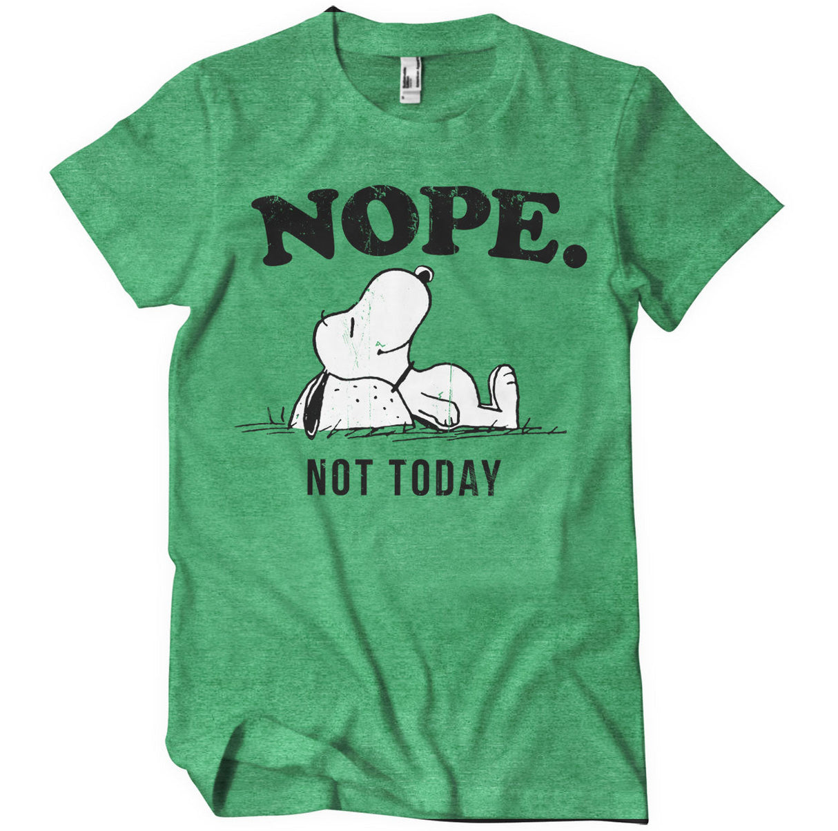 Peanuts - Nope. Not Today Mens T-Shirt