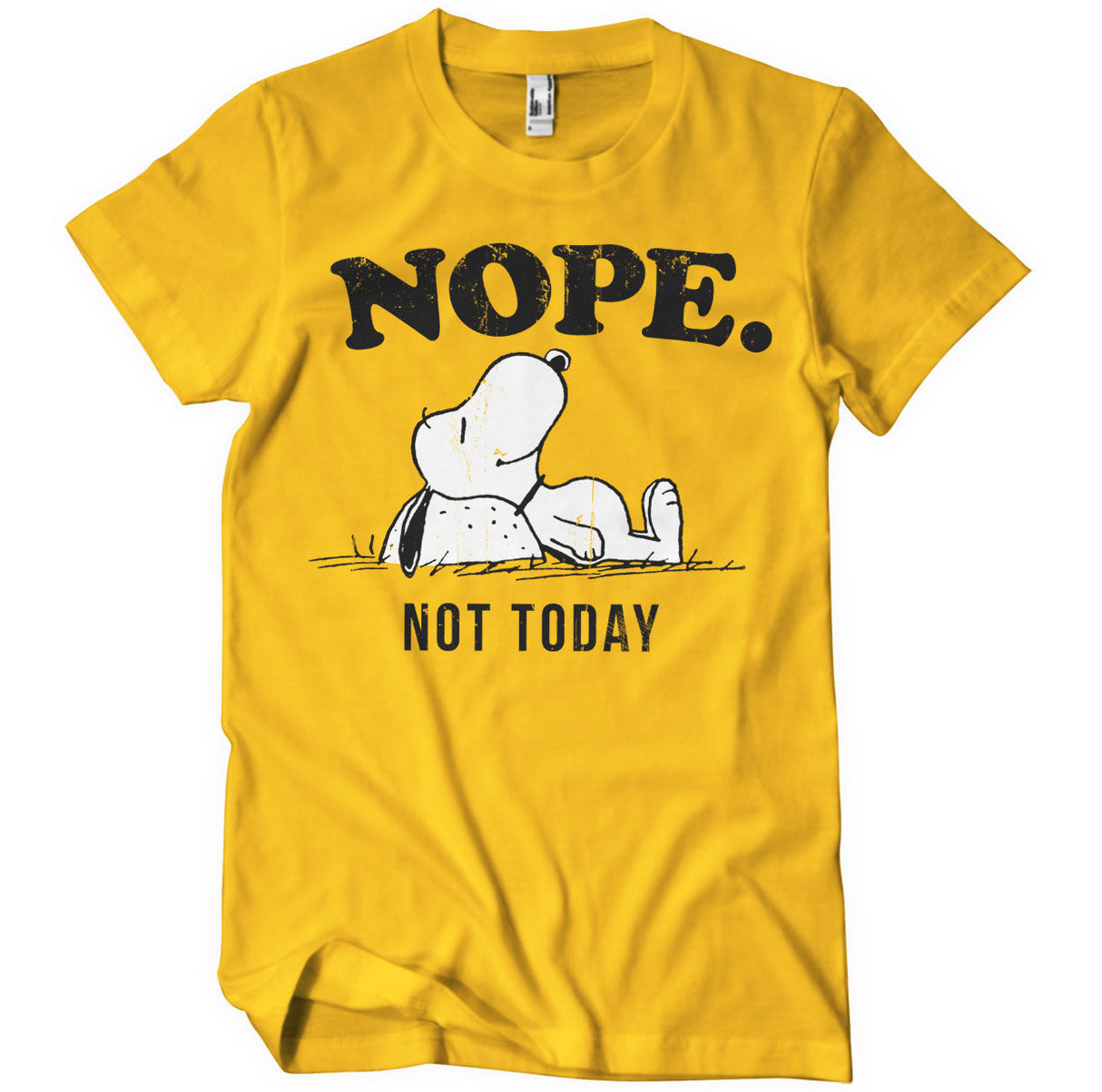 Peanuts - Nope. Not Today Mens T-Shirt
