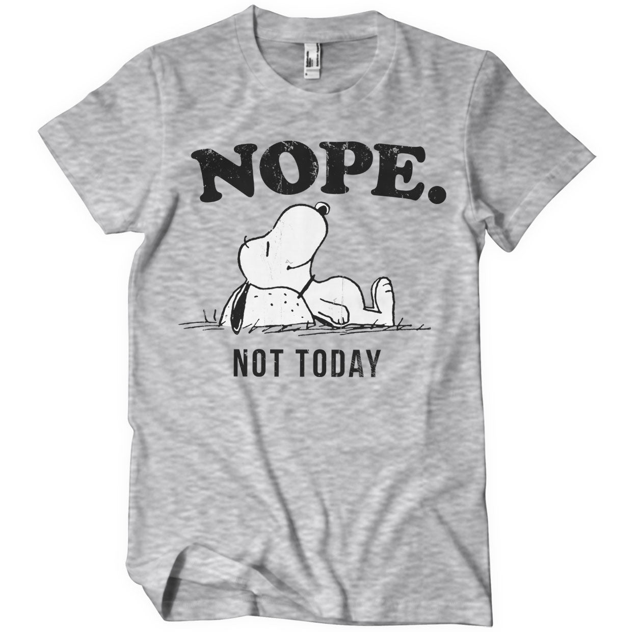 Peanuts - Nope. Not Today Mens T-Shirt
