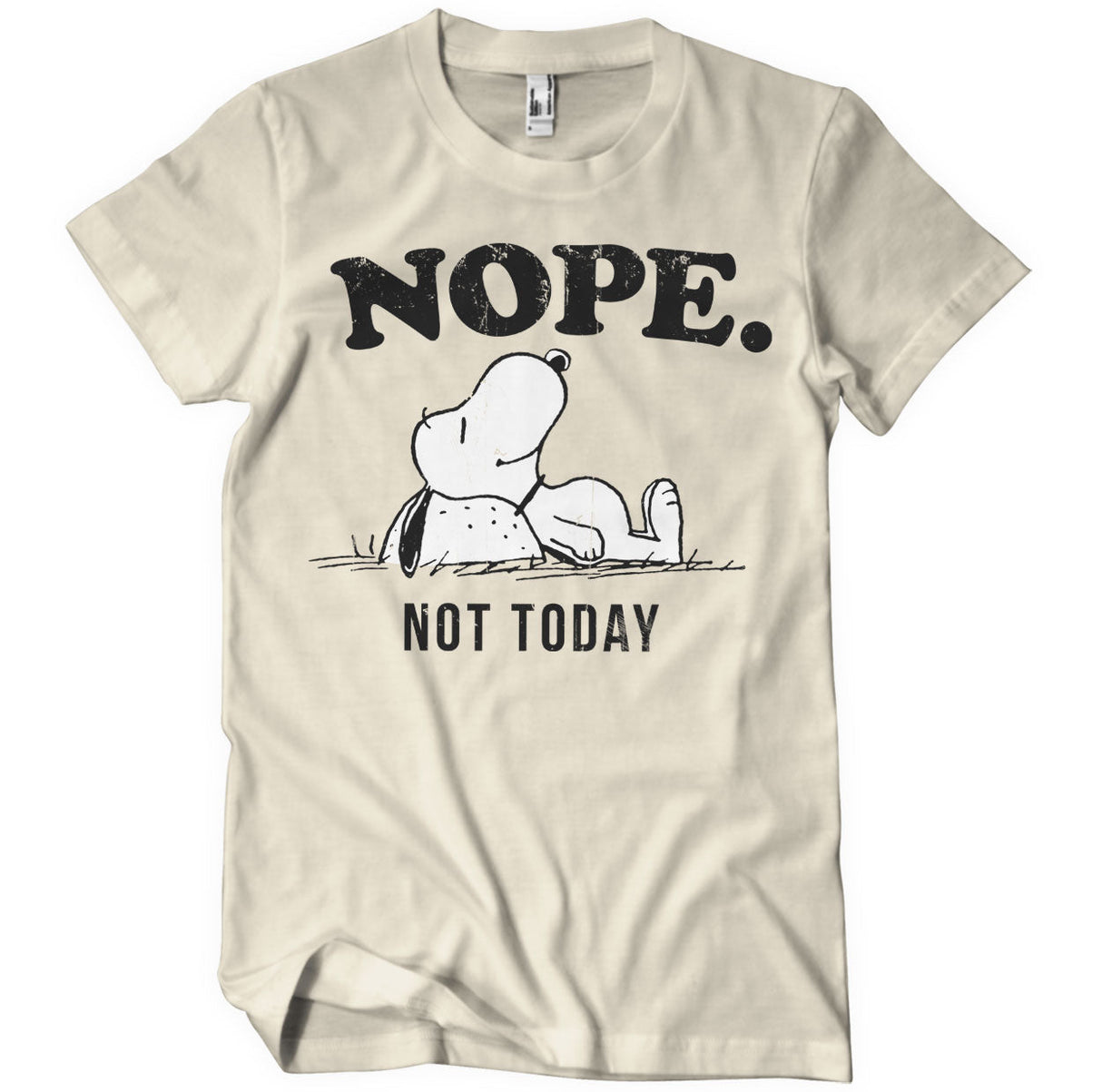 Peanuts - Nope. Not Today Mens T-Shirt