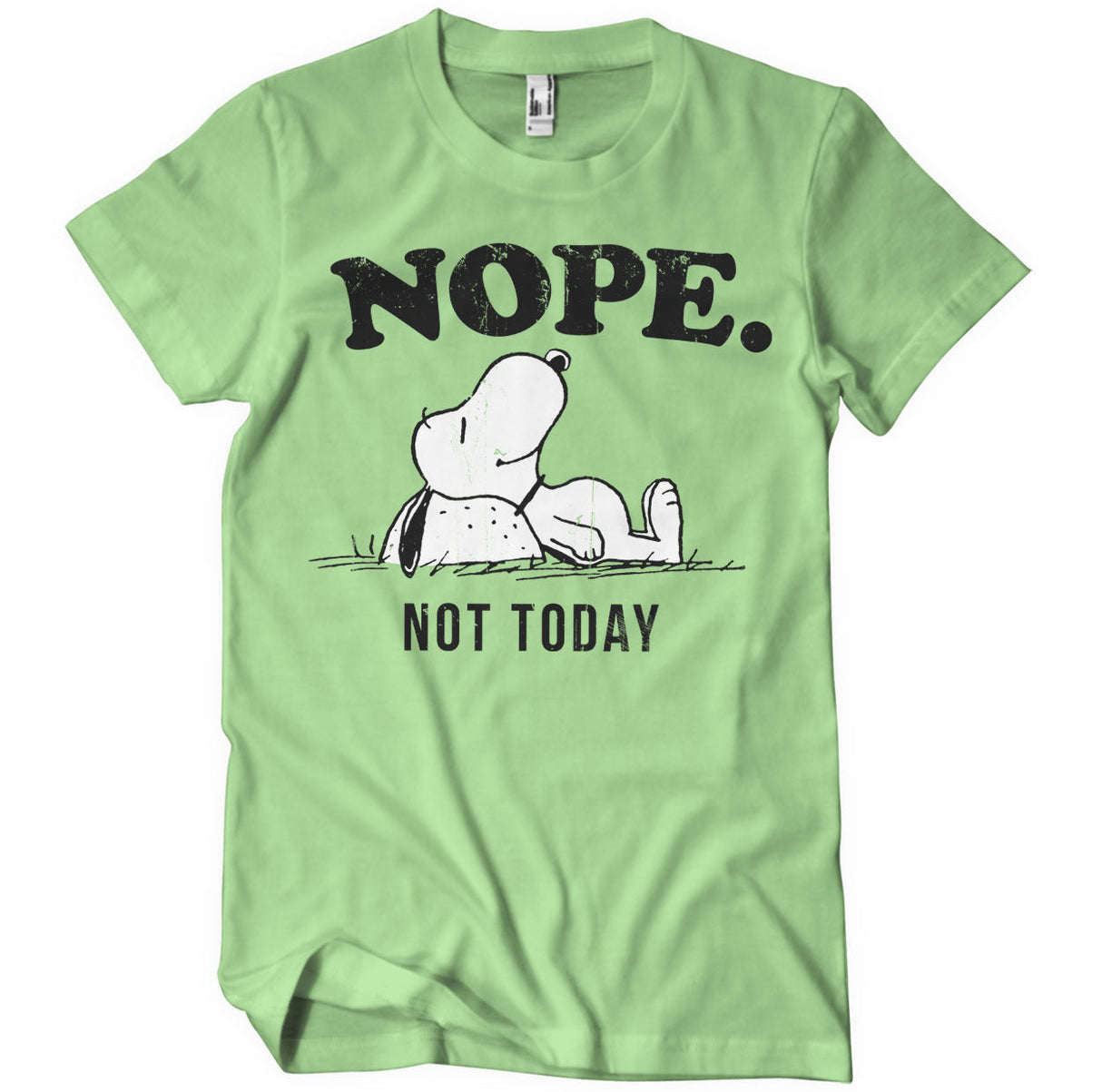 Peanuts - Nope. Not Today Mens T-Shirt