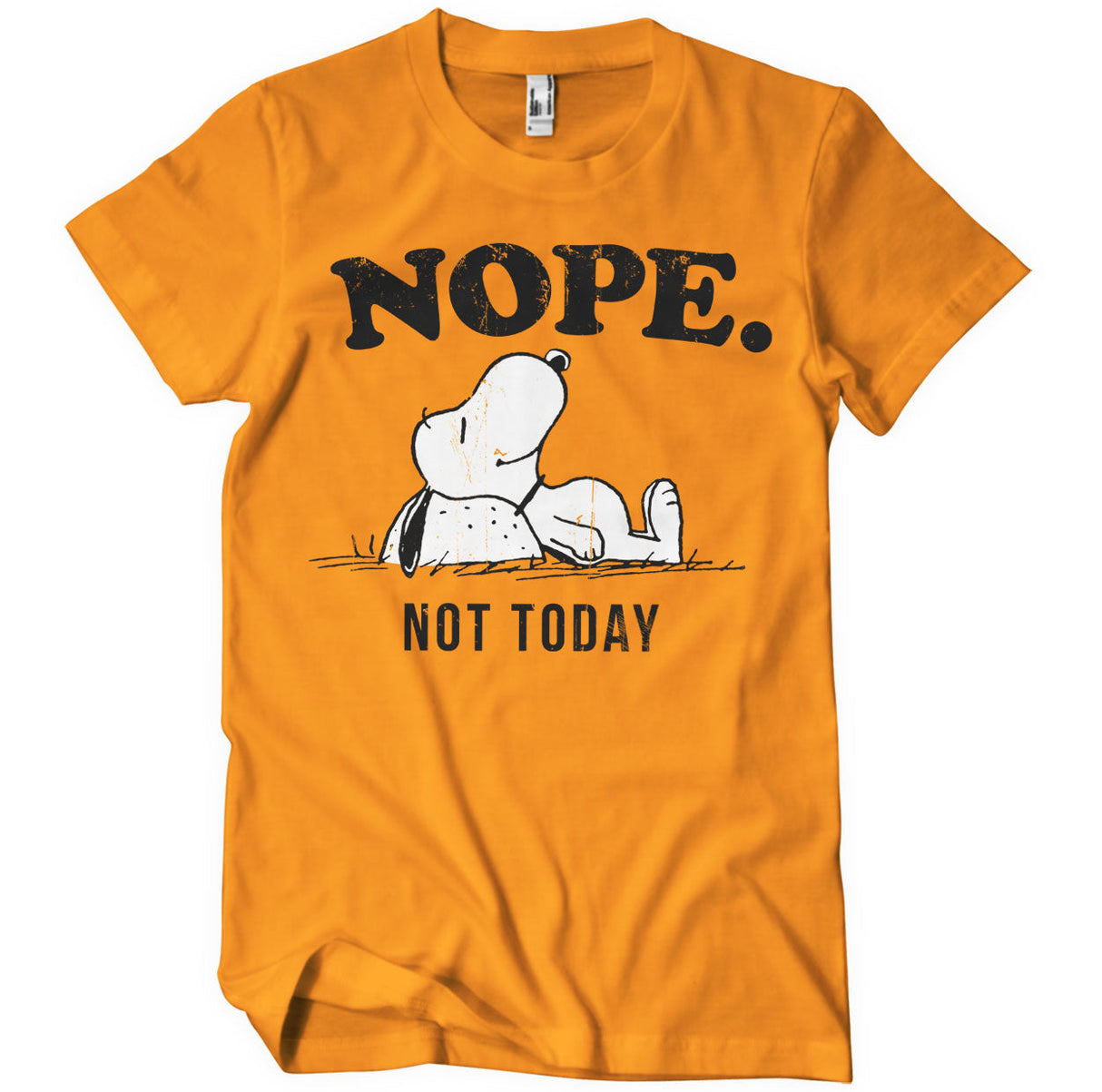 Peanuts - Nope. Not Today Mens T-Shirt