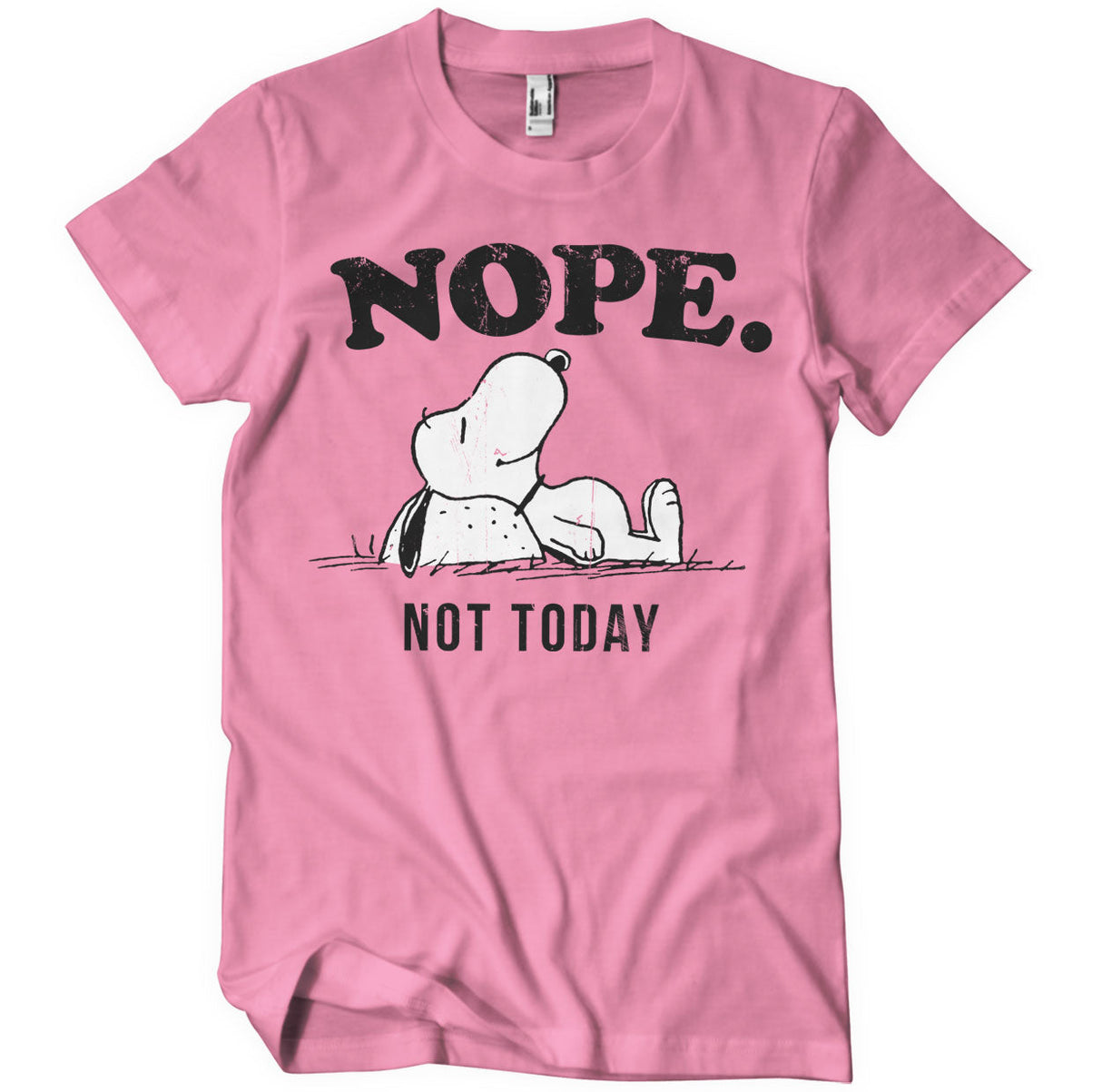 Peanuts - Nope. Not Today Mens T-Shirt