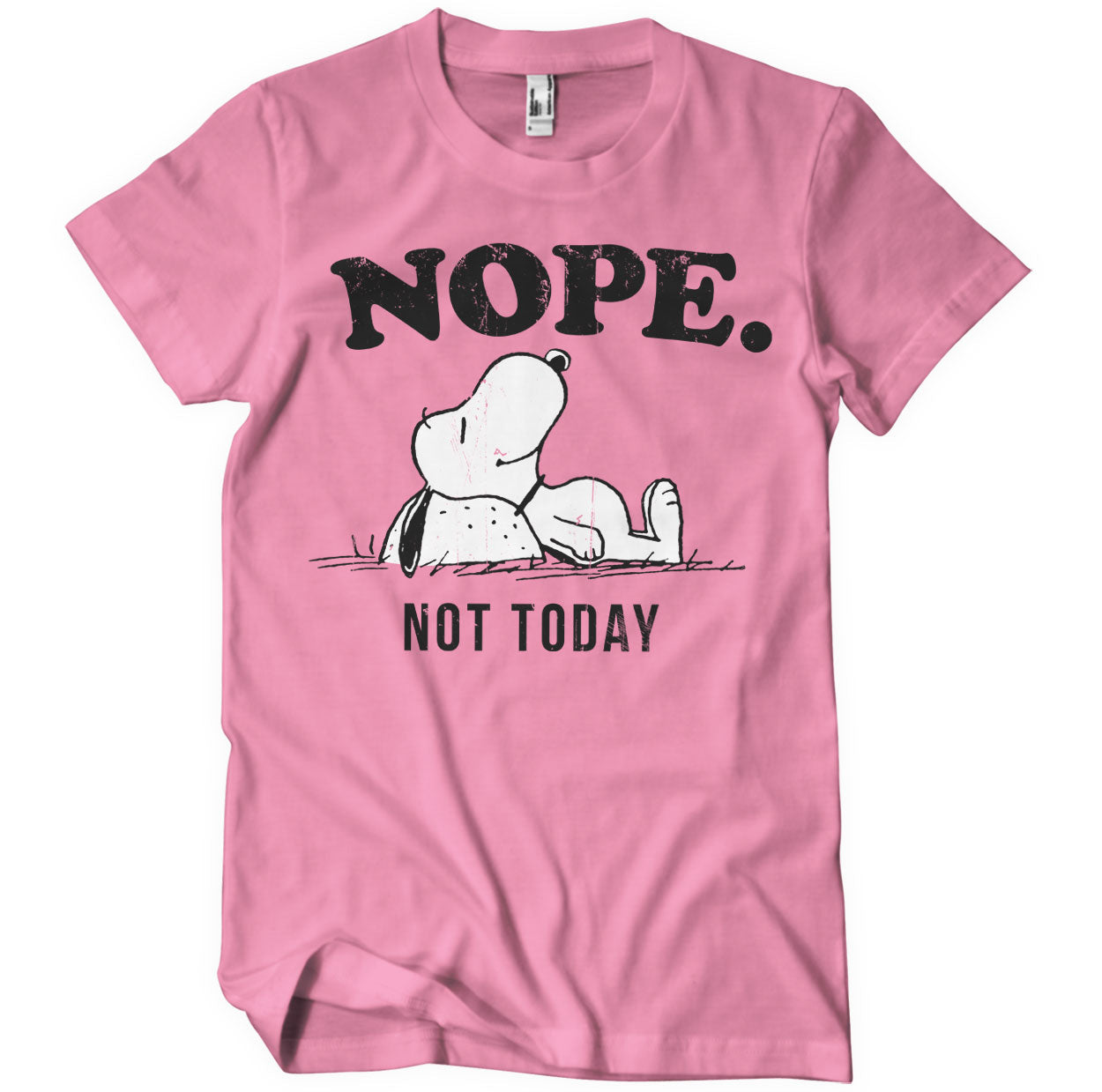 Peanuts - Nope. Not Today Mens T-Shirt