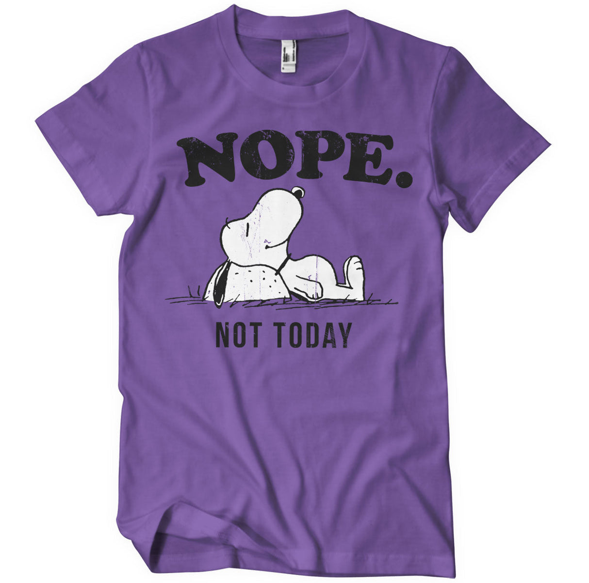 Peanuts - Nope. Not Today Mens T-Shirt