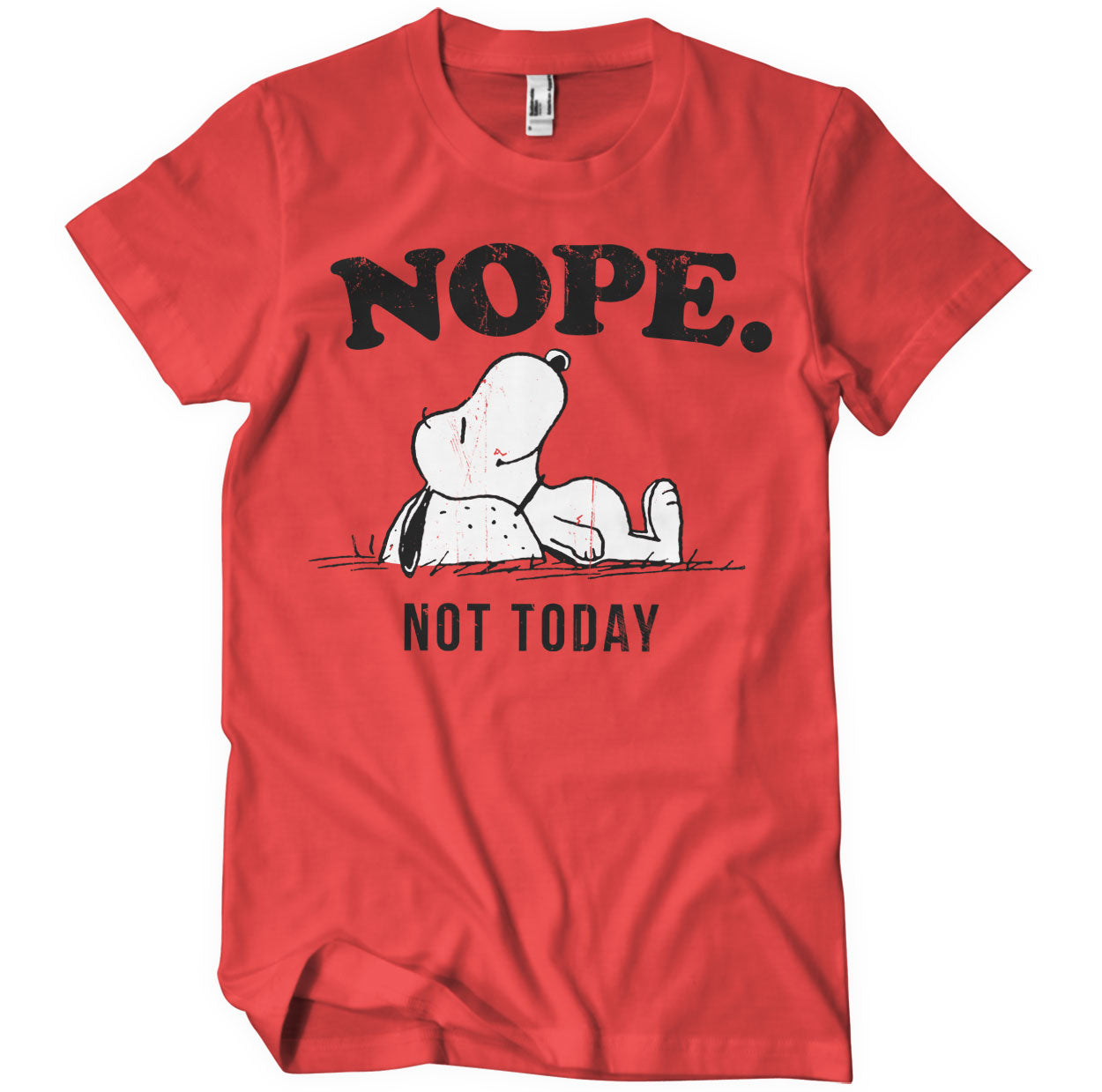 Peanuts - Nope. Not Today Mens T-Shirt