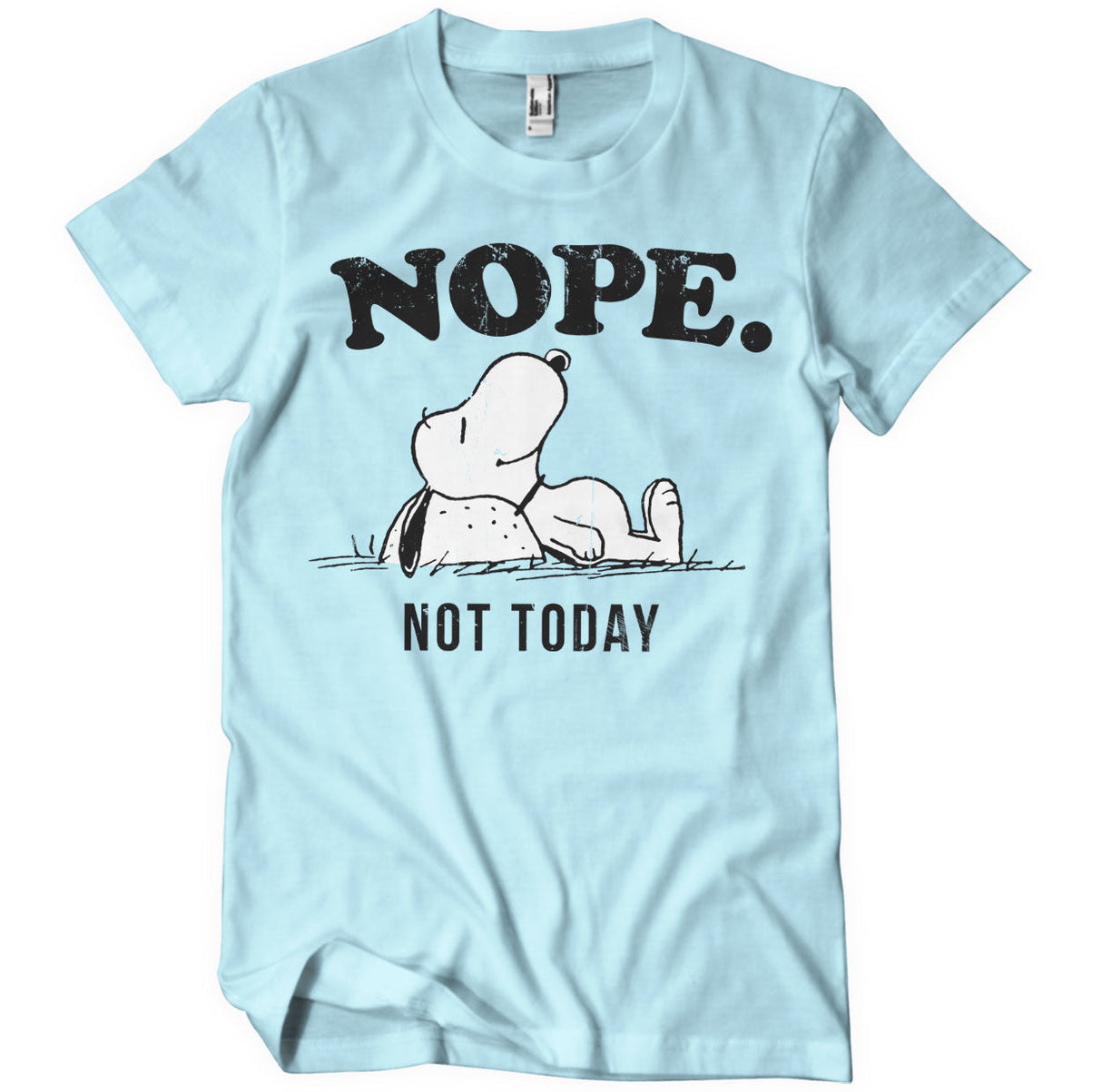 Peanuts - Nope. Not Today Mens T-Shirt
