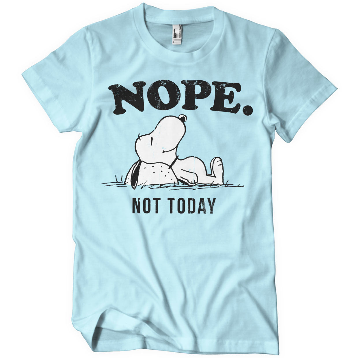 Peanuts - Nope. Not Today Mens T-Shirt