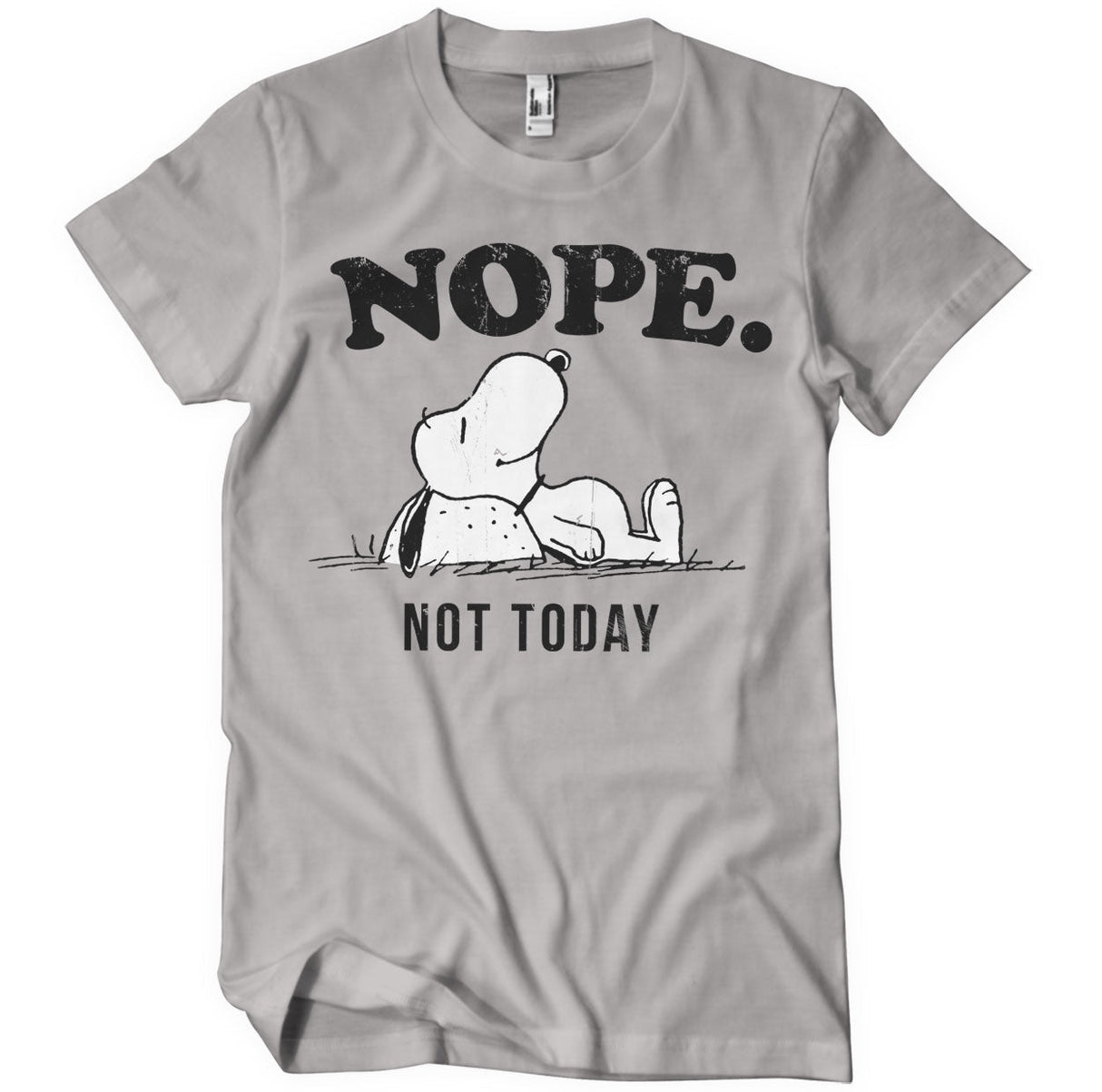 Peanuts - Nope. Not Today Mens T-Shirt
