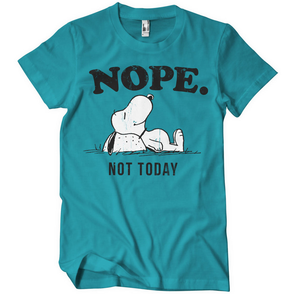 Peanuts - Nope. Not Today Mens T-Shirt
