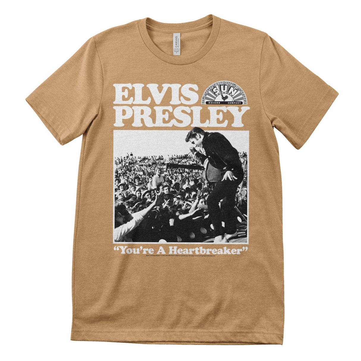 Elvis Presley - Heartbreaker Mens T-Shirt