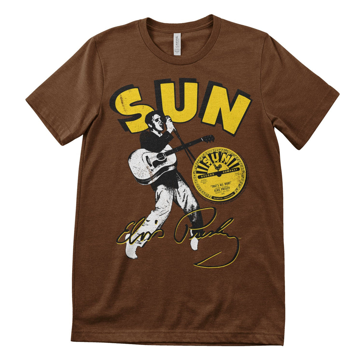 Elvis Presley - Sun Records Mens T-Shirt