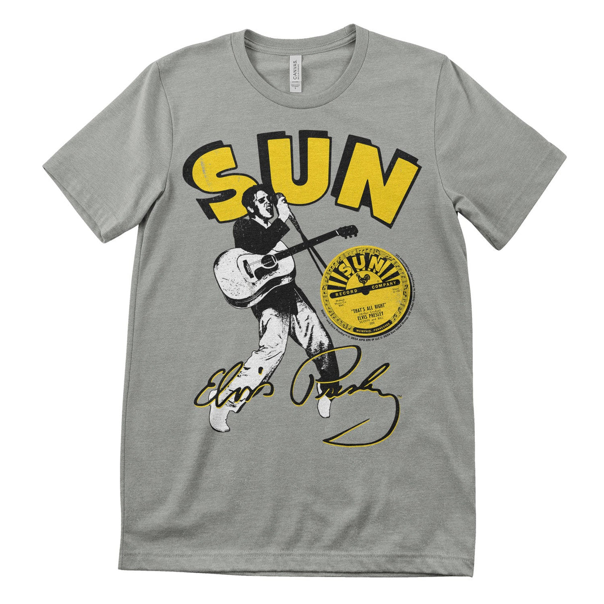 Elvis Presley - Sun Records Mens T-Shirt