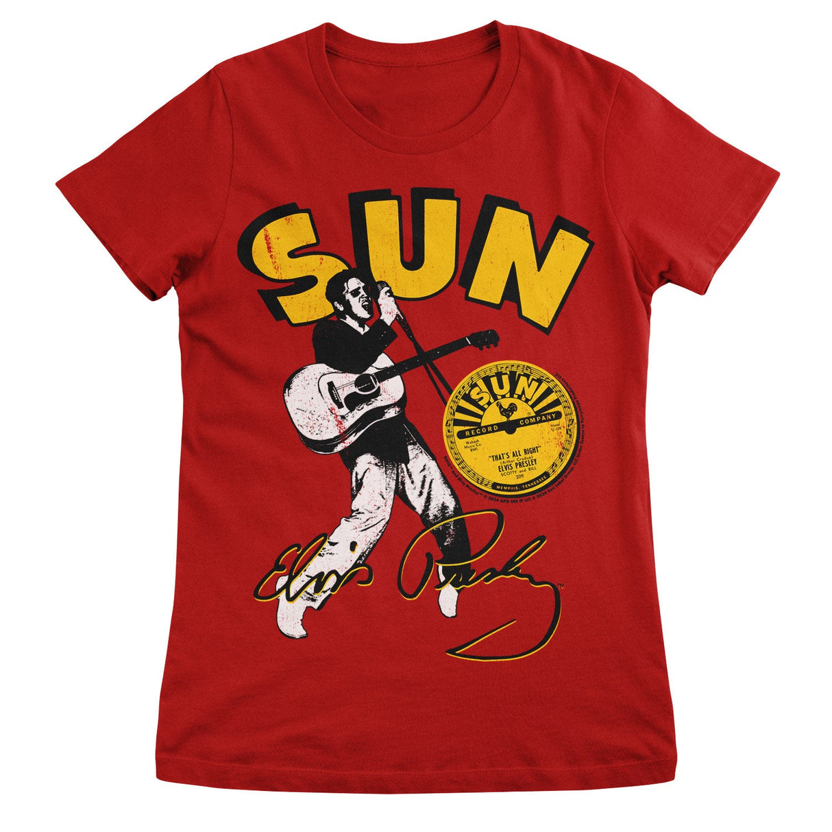 Elvis Presley - Sun Records Women T-Shirt