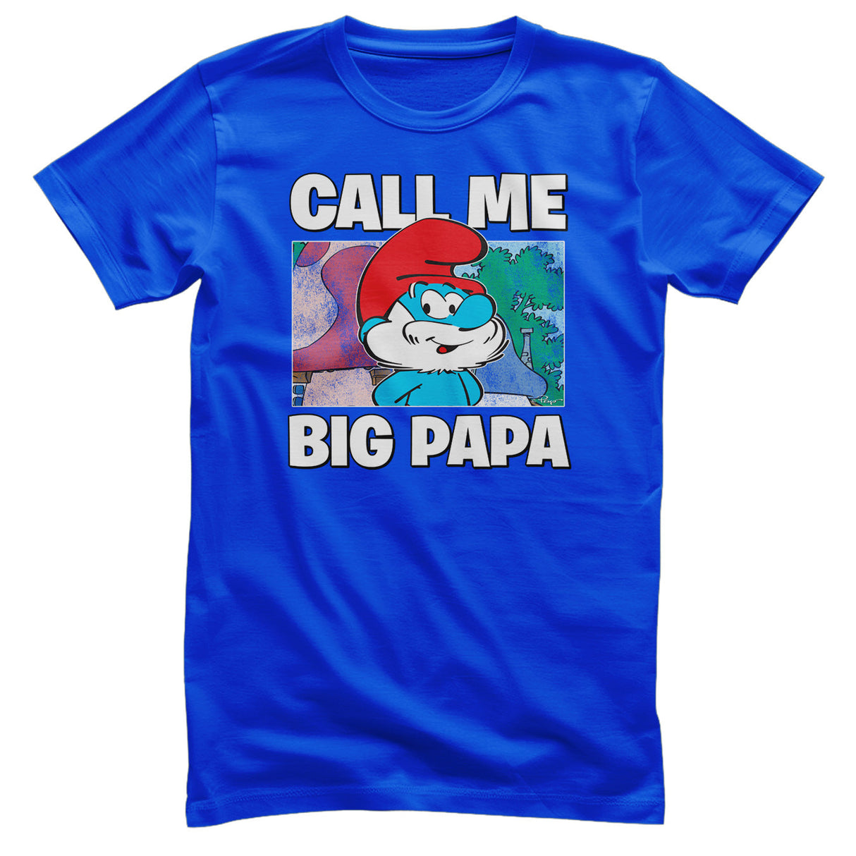 Smurfs - Call Me Big Papa Mens T-Shirt