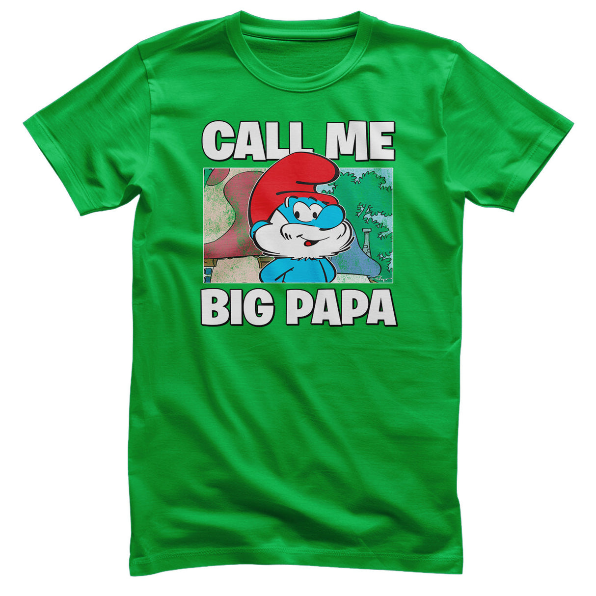 Smurfs - Call Me Big Papa Mens T-Shirt