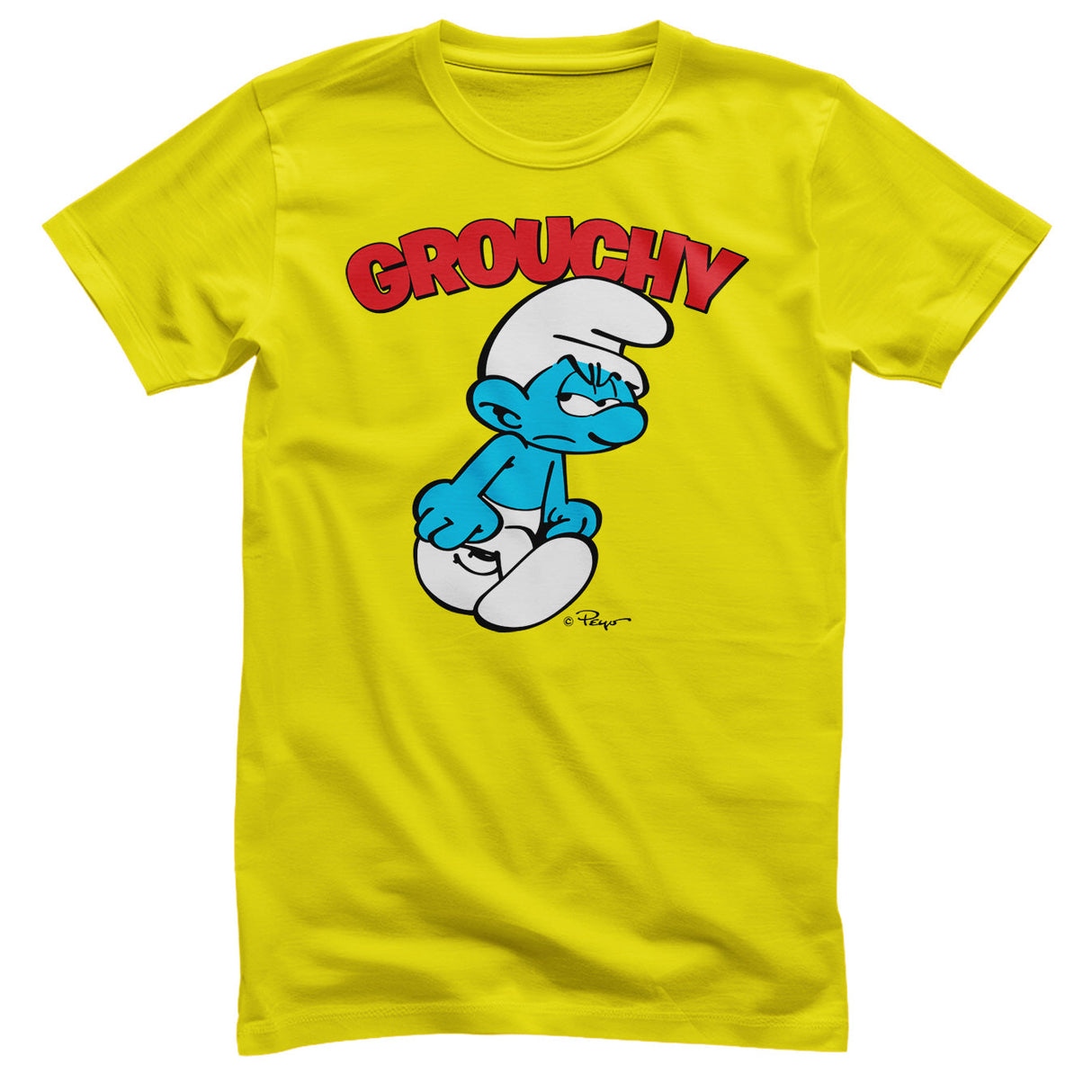 Smurfs - Grouchy Mens T-Shirt