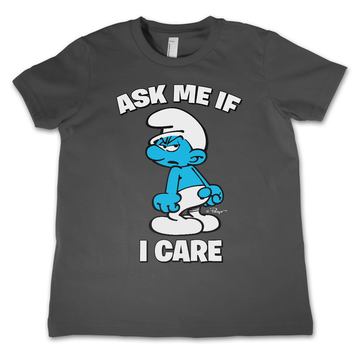 Smurfs - The Smurfs - Ask Me If I Care Kids T-Shirt