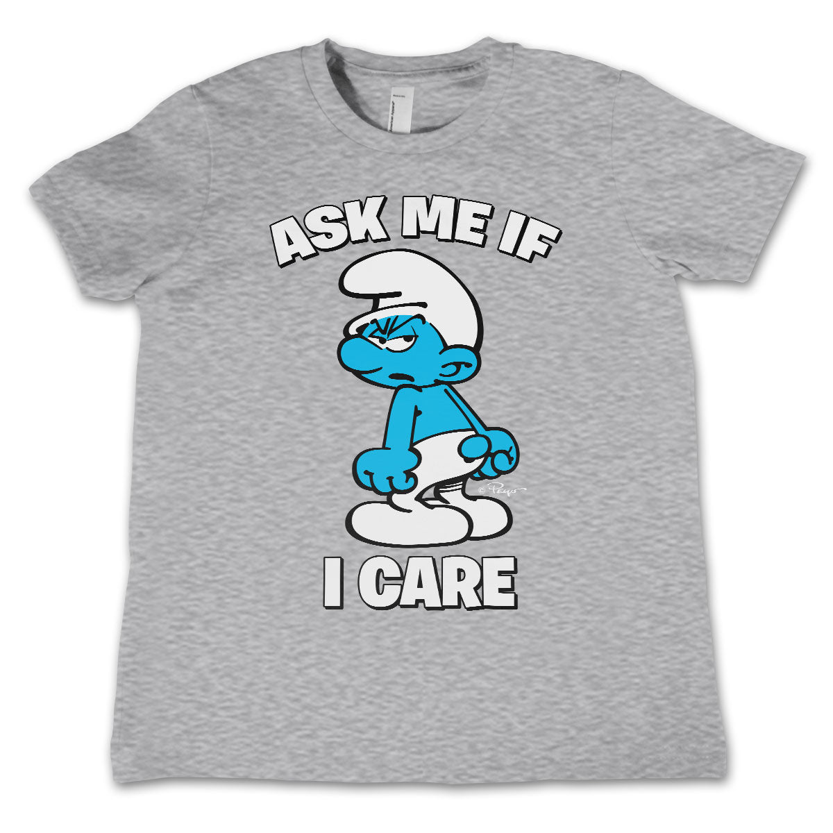 Smurfs - The Smurfs - Ask Me If I Care Kids T-Shirt
