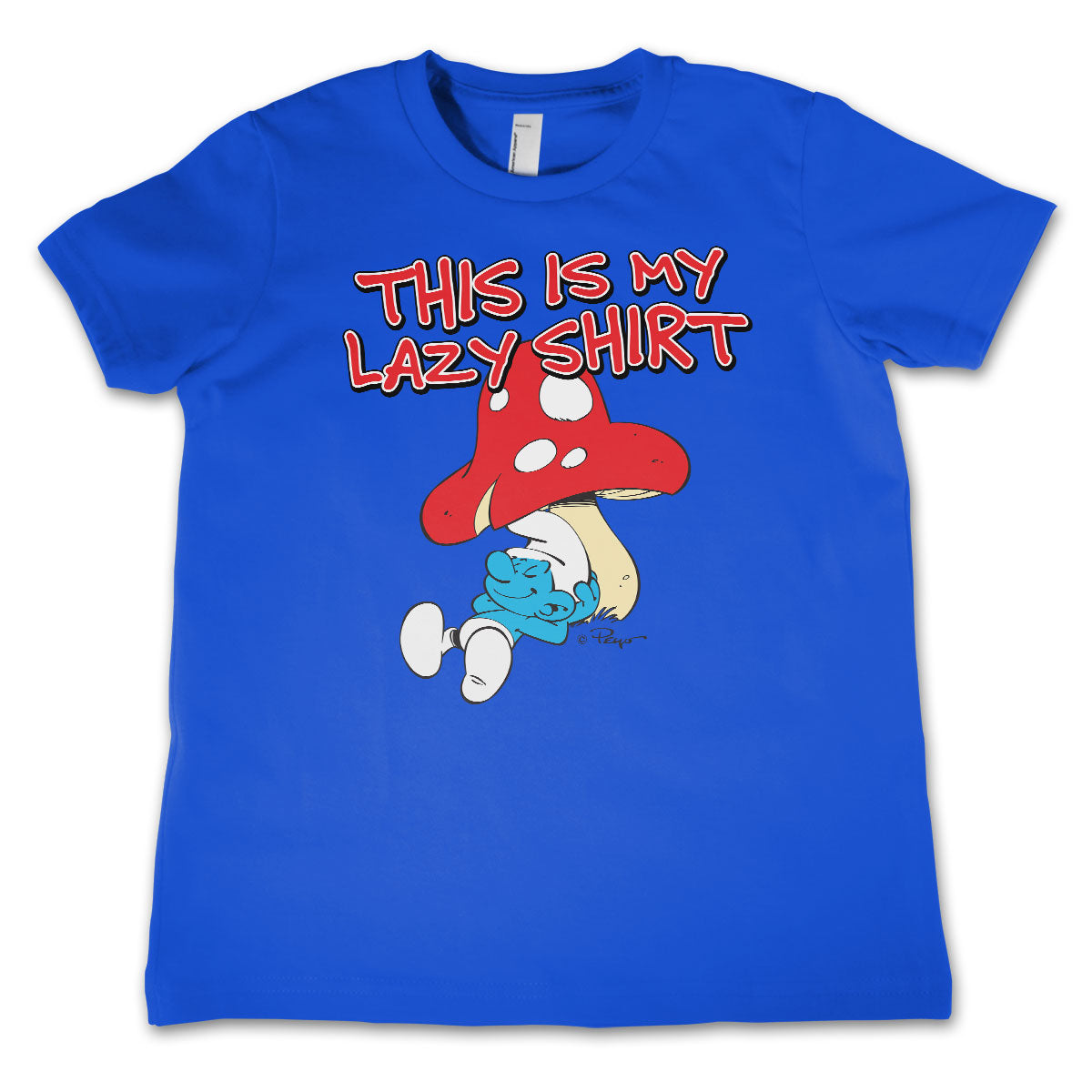 Smurfs - The Smurfs - This Is My Lazy Shirt Kids T-Shirt