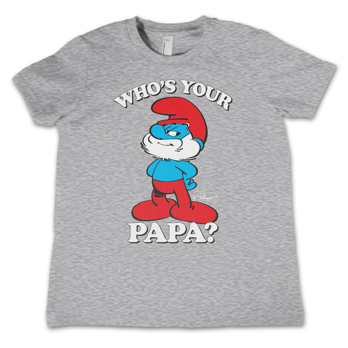 Smurfs - Who's Your Papa? Kids T-Shirt