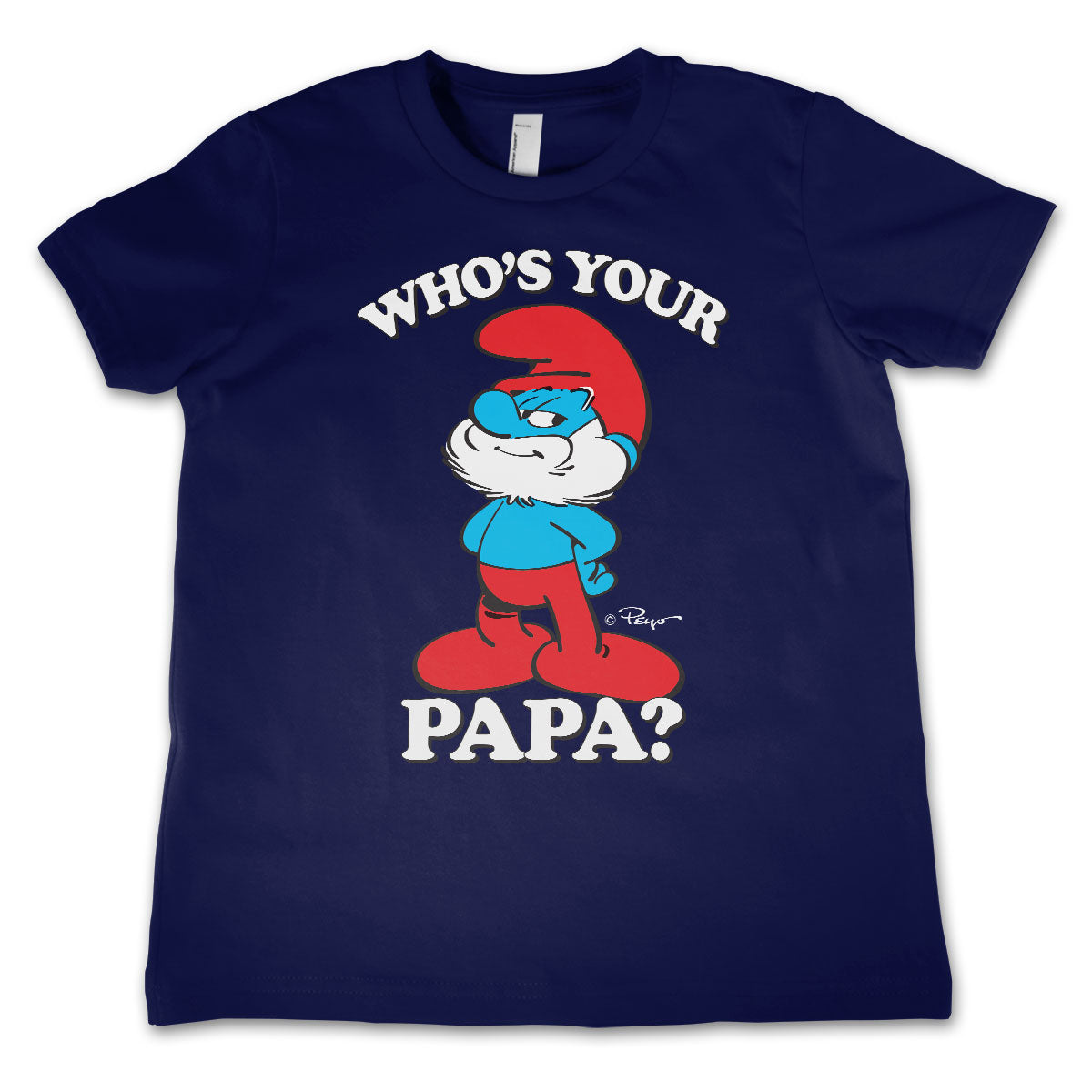 Smurfs - Who's Your Papa? Kids T-Shirt