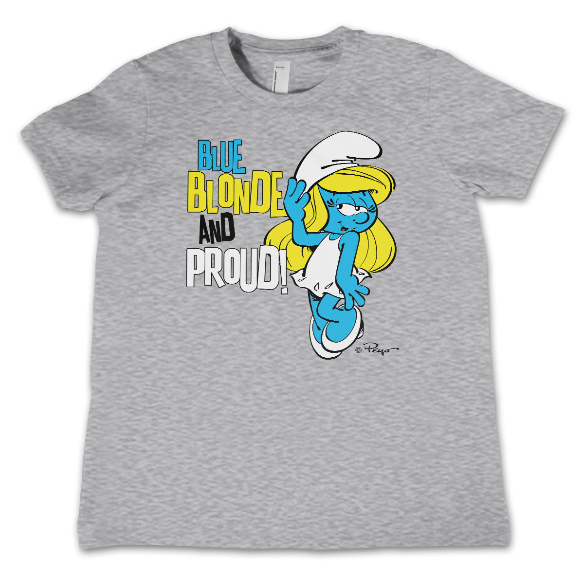 Smurfs - Blue, Blonde & Proud Kids T-Shirt