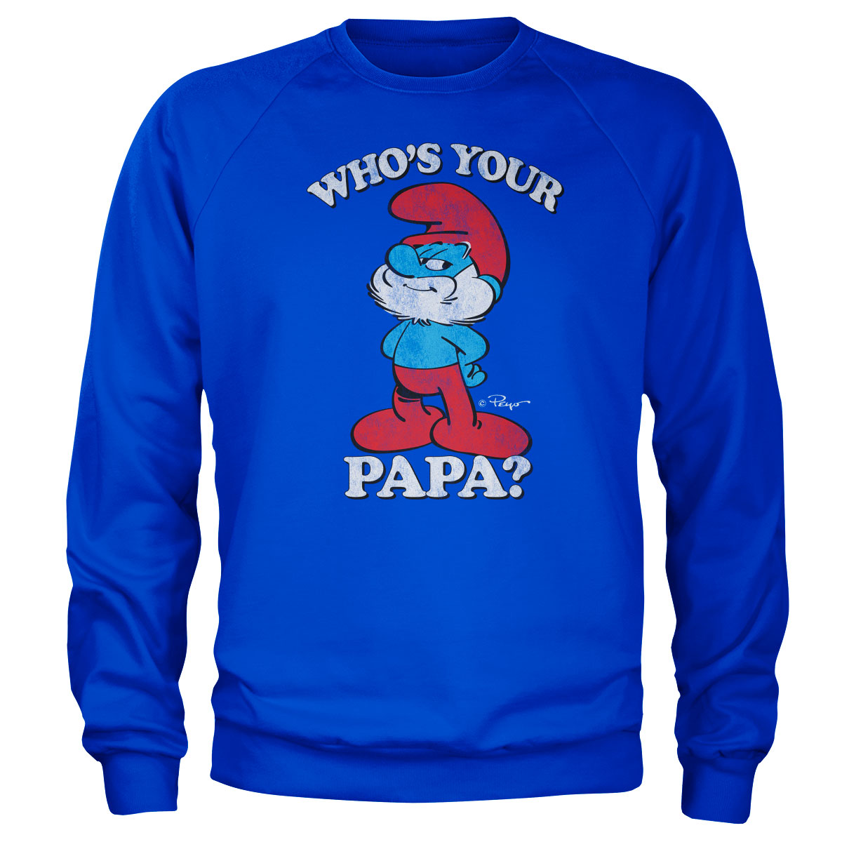 Smurfs - Who's Your Papa Sweatshirt