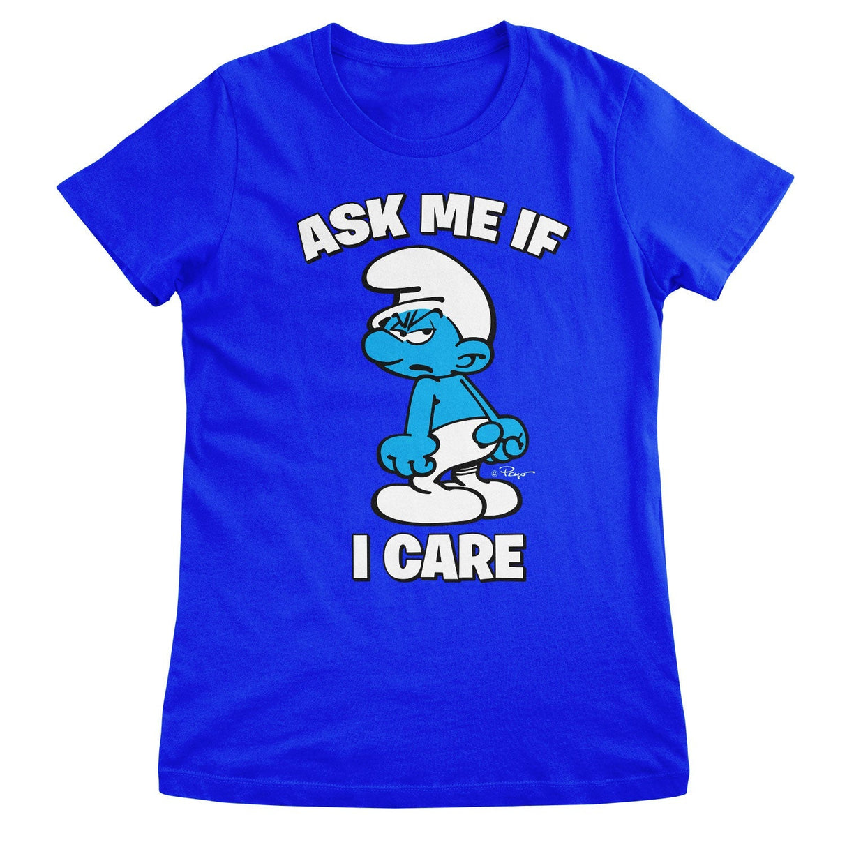 Smurfs - The Smurfs - Ask Me If I Care Women T-Shirt