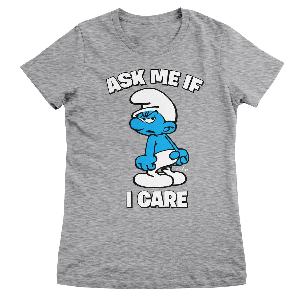 Smurfs - The Smurfs - Ask Me If I Care Women T-Shirt