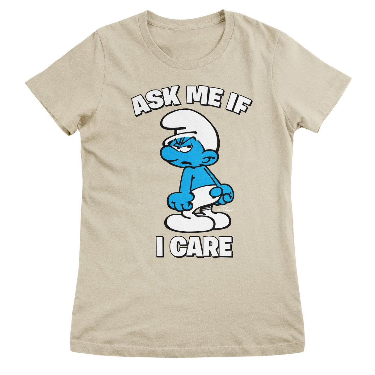 Smurfs - The Smurfs - Ask Me If I Care Women T-Shirt