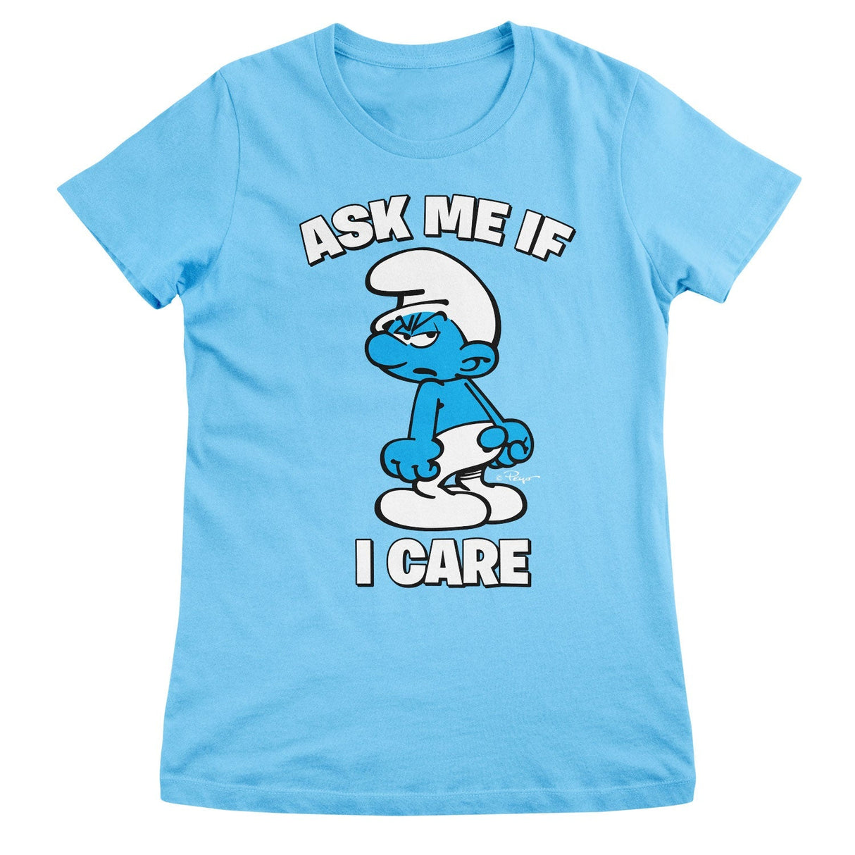 Smurfs - The Smurfs - Ask Me If I Care Women T-Shirt