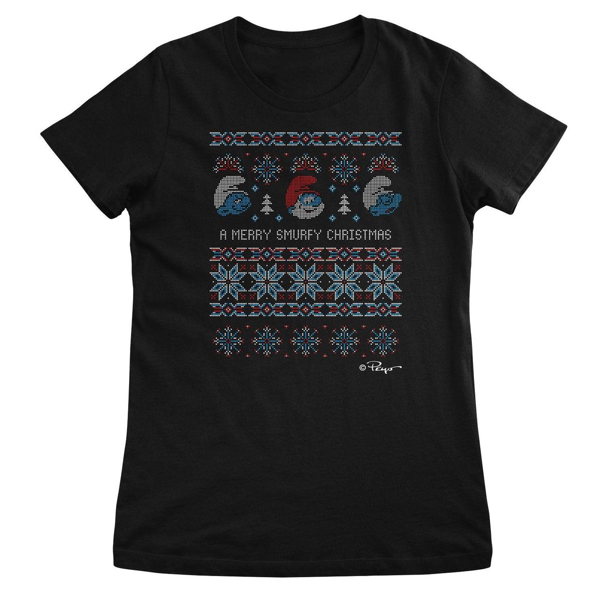 Smurfs - A Merry Smurfy Christmas Women T-Shirt
