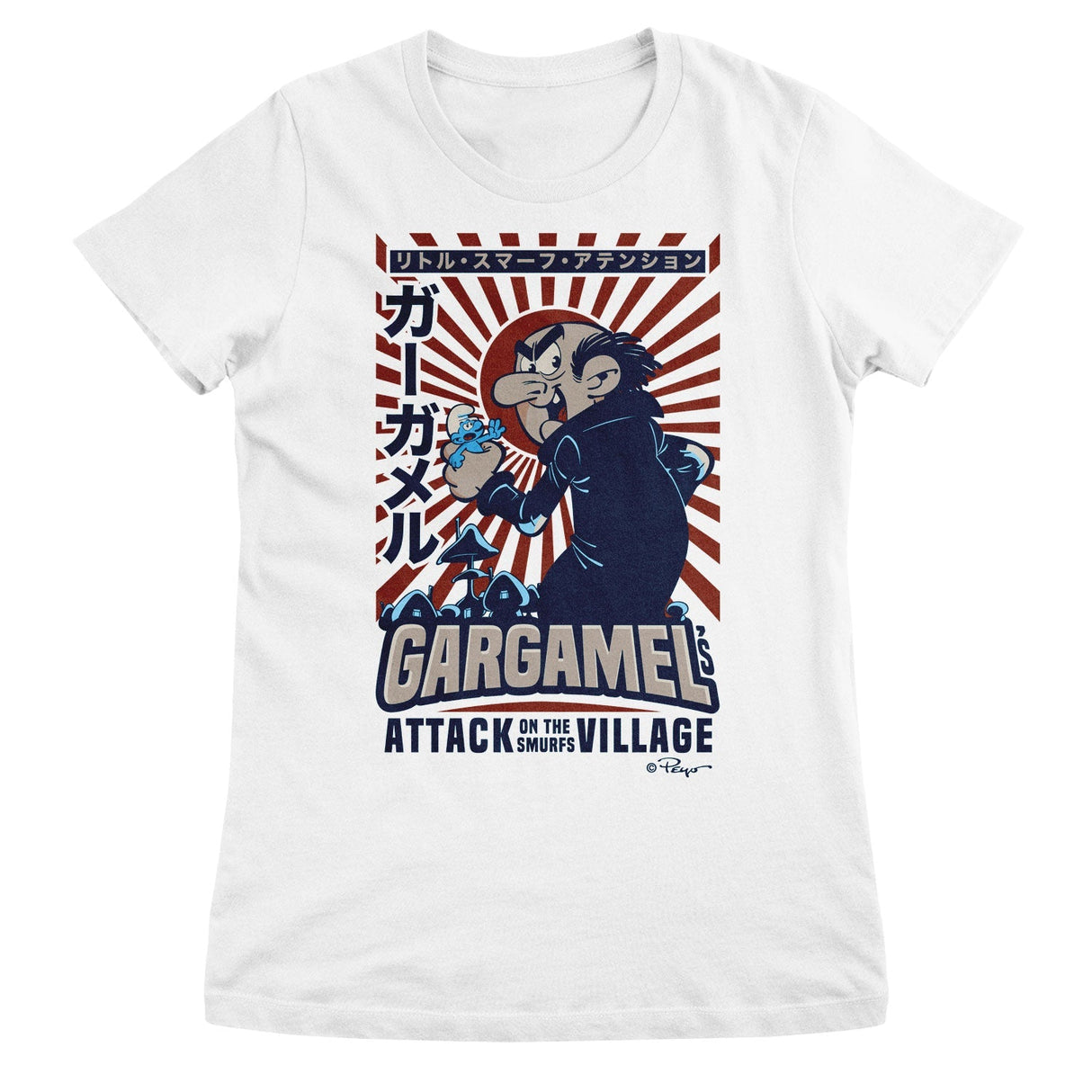 Smurfs - Gargamel - Attack Of The Smurfs Village Women T-Shirt