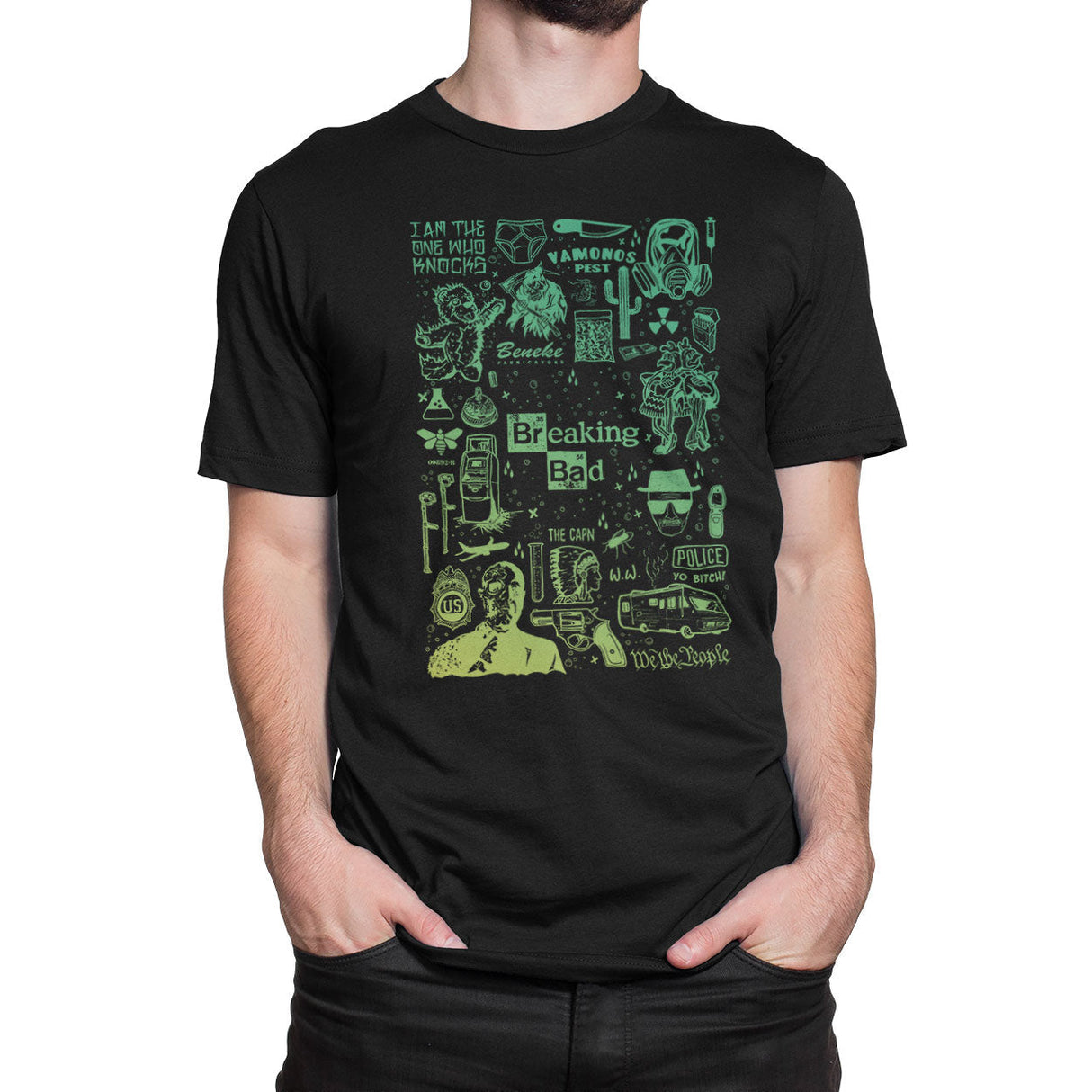 Breaking Bad - Icons Mashup Mens T-Shirt