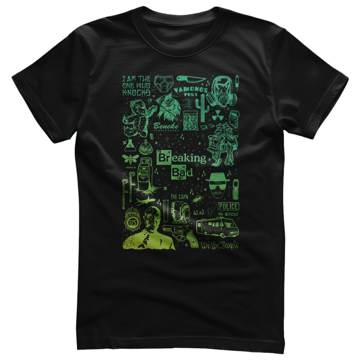 Breaking Bad - Icons Mashup Mens T-Shirt