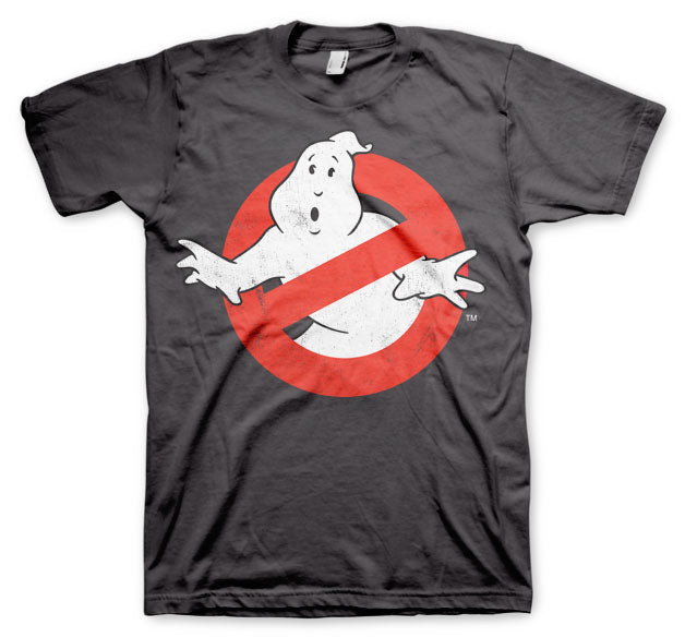 Ghostbusters - Distressed Logo Mens T-Shirt
